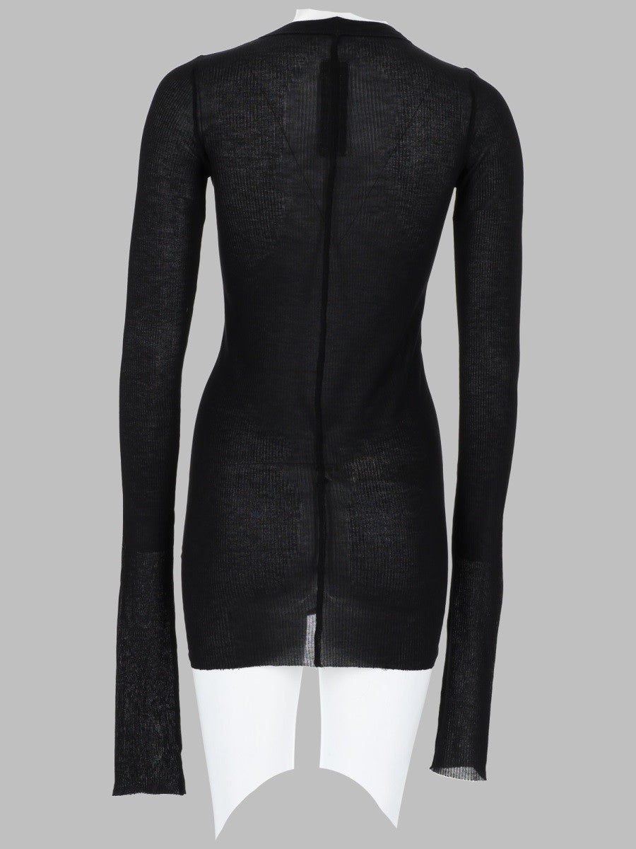 Rick Owens Women's Shirt Manica Lunga Black