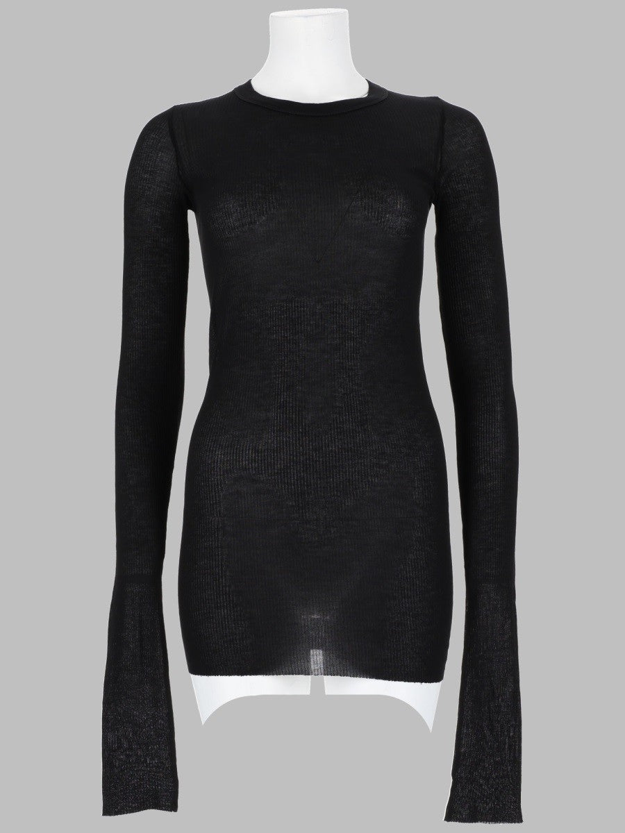 Rick Owens Women's Shirt Manica Lunga Black