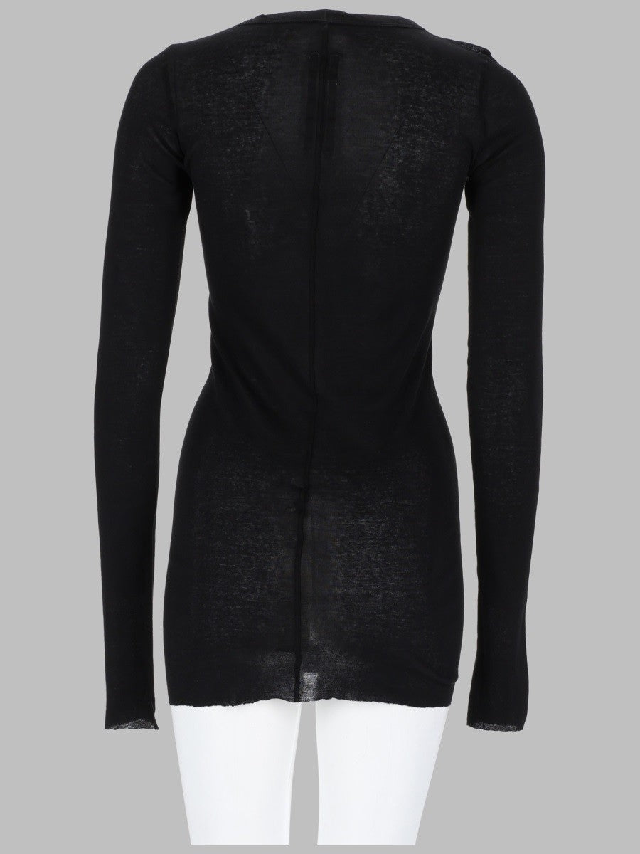 Rick Owens Women's Shirt Manica Lunga Black