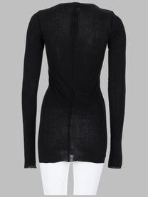Rick Owens Women's Shirt Manica Lunga Black