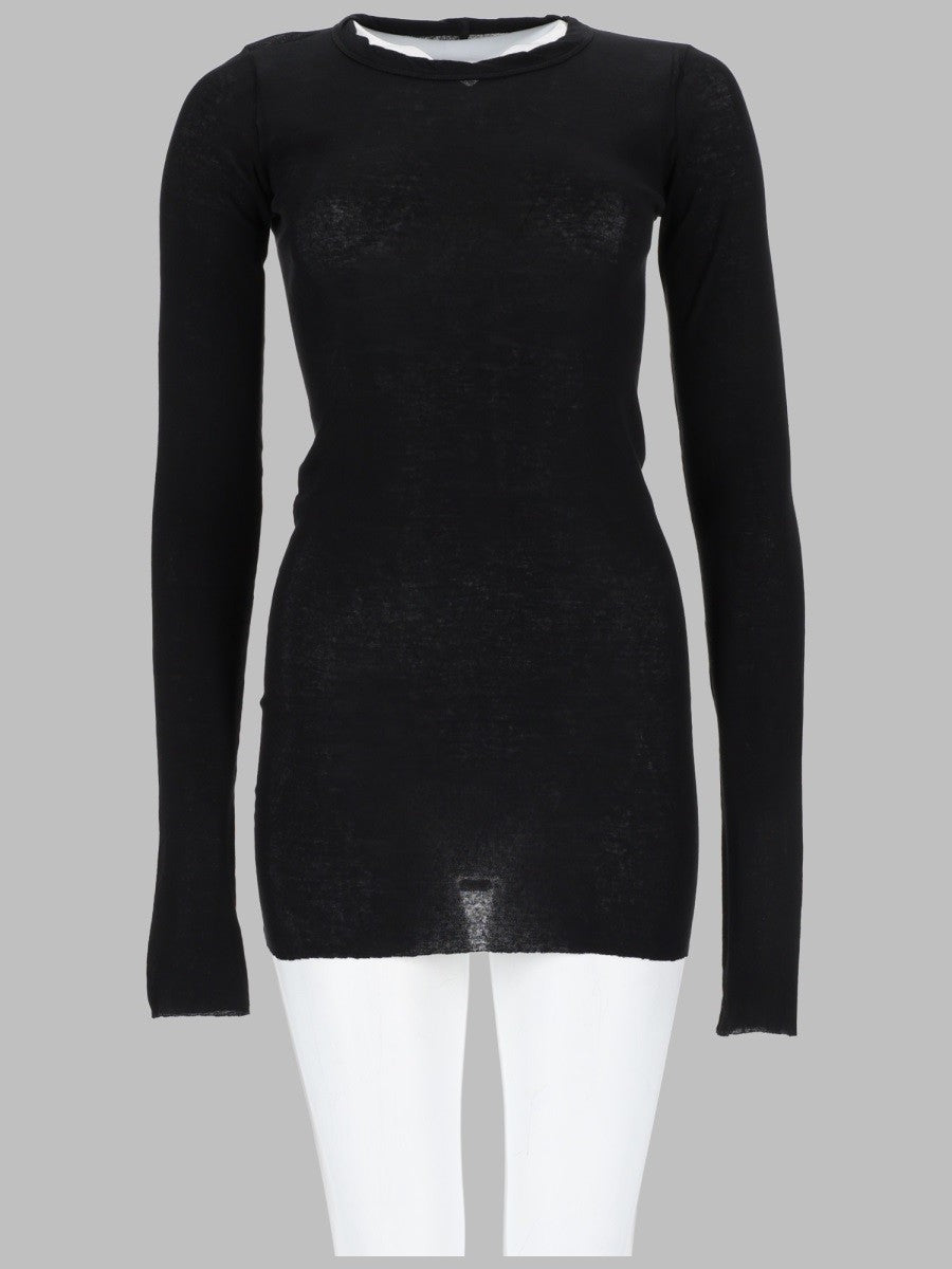 Rick Owens Women's Shirt Manica Lunga Black