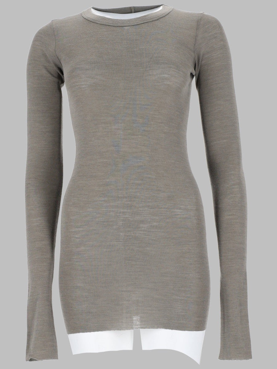Rick Owens Women's Shirt Manica Lunga Beige