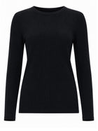 Max Mara Women's Shirt Maniche Lunghe in Jersey Black