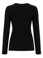 Max Mara Women's Shirt Maniche Lunghe in Jersey Black, view 2