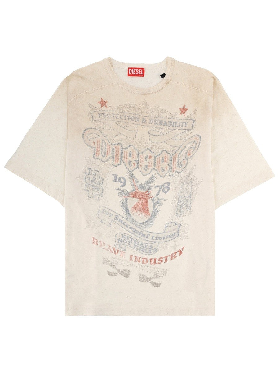 Diesel Men's Shirt Alecy Beige