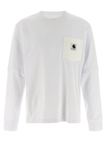 Sacai Shirt Capsule Sacai Carhartt Wip White