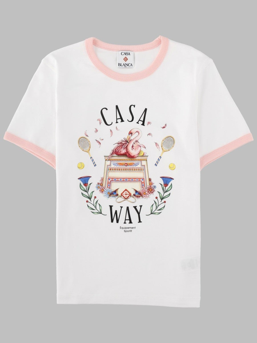Casablanca Women's Shirt Casa Way White