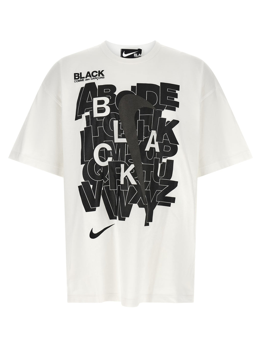 Comme Des Garcons Black Shirt Comme Des Garçons Nike White