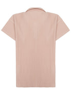 Homme Plissé Issey Miyake Men's Shirt with Collar Polo Blue, view 2