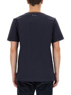 Paul Smith Men's Shirt with Collar Stripes Blue, view 3