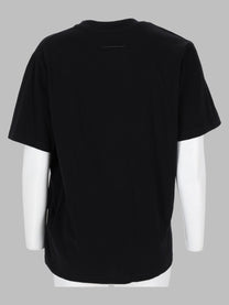 MM6 Maison Margiela Women's Shirt Con Drappeggio Patch Black