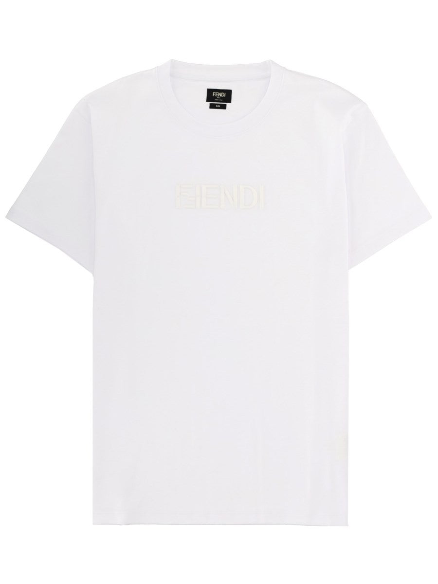 Fendi Men's Shirt Con White