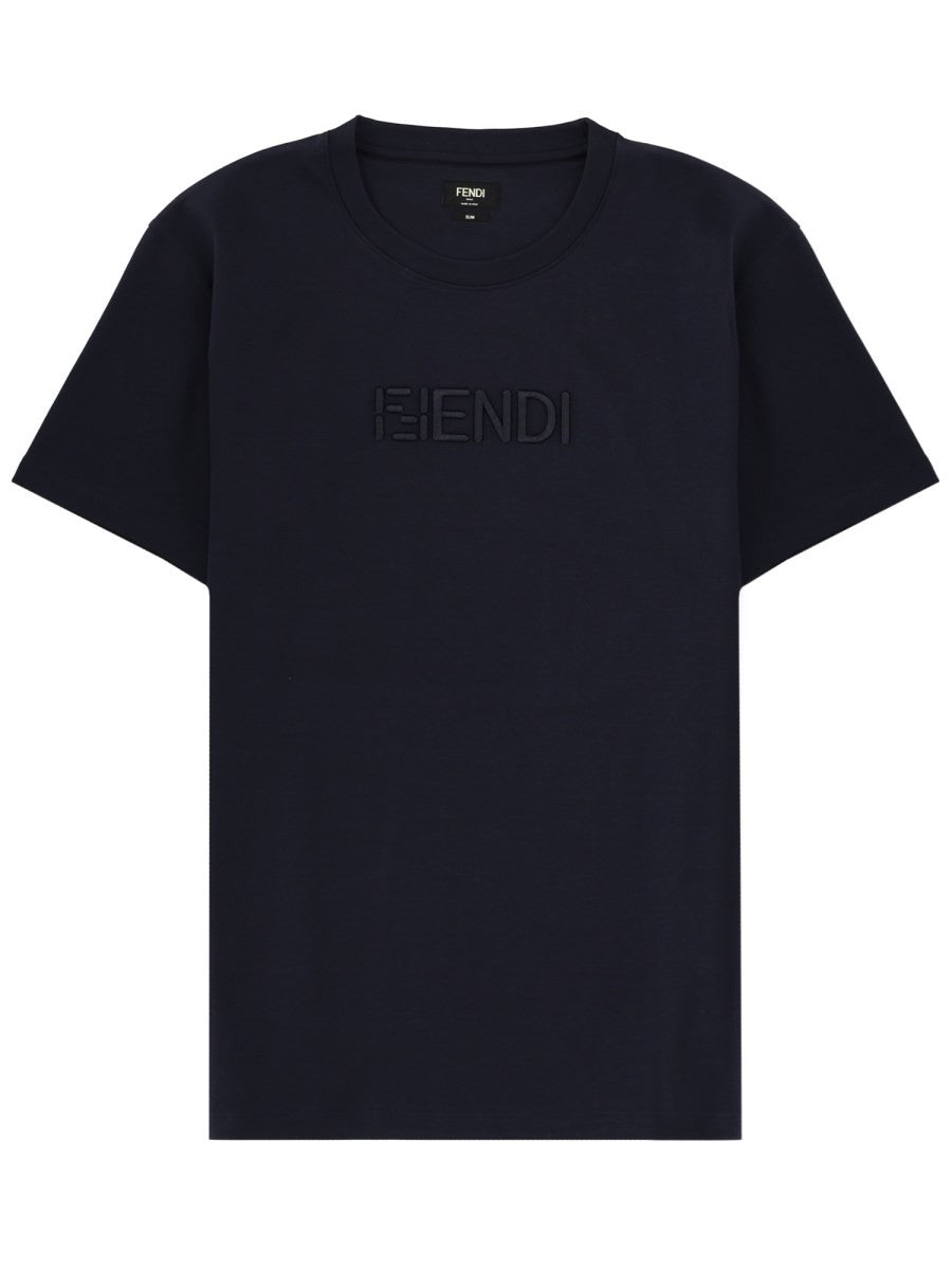 Fendi Men's Shirt Con Blue