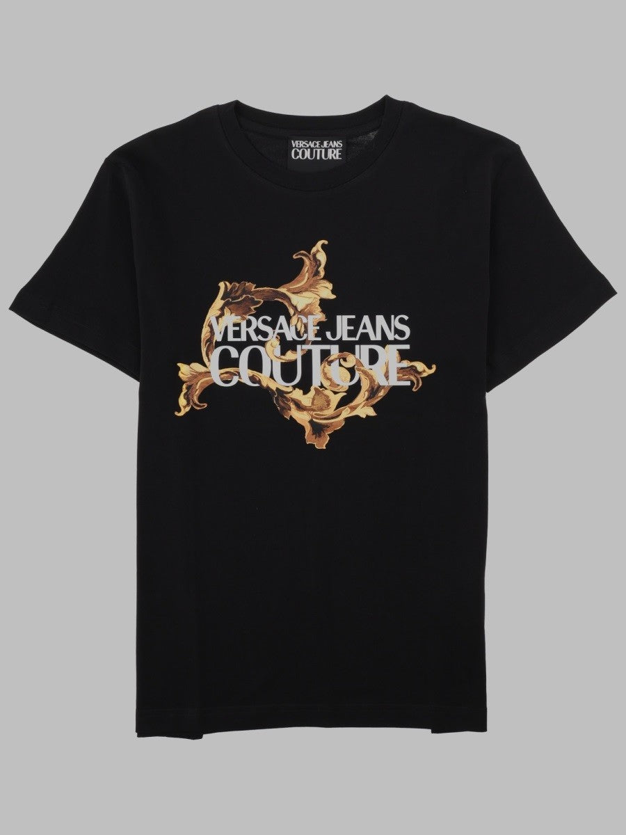 Versace Jeans Couture Men's Shirt Con Baroque Black