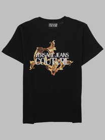 Versace Jeans Couture Men's Shirt Con Baroque Black