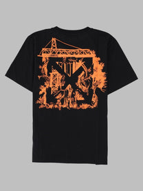 Off-White Men's Shirt Con Stampa Black