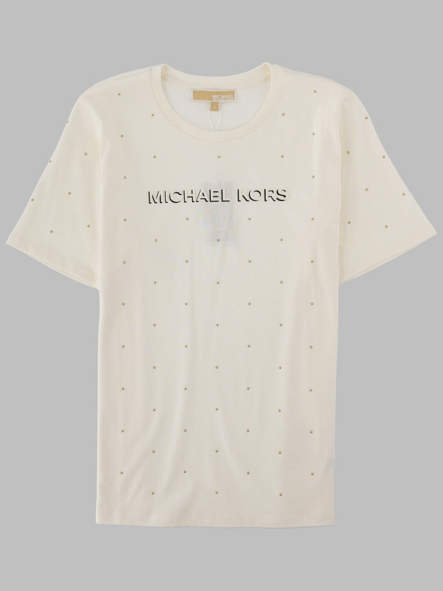 Michael Kors Women's Shirt Con Strass White