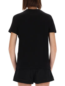 Versace Jeans Couture Women's Shirt Con Strass Black