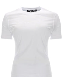 Versace Jeans Couture Women's Shirt Con Glitterato White