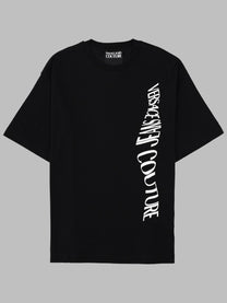 Versace Jeans Couture Men's Shirt Con Liquify Rubber Black