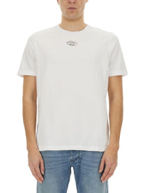 Diesel Men's Metal Oval Shirt White