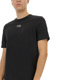 Diesel Men's Metal Oval Shirt Black