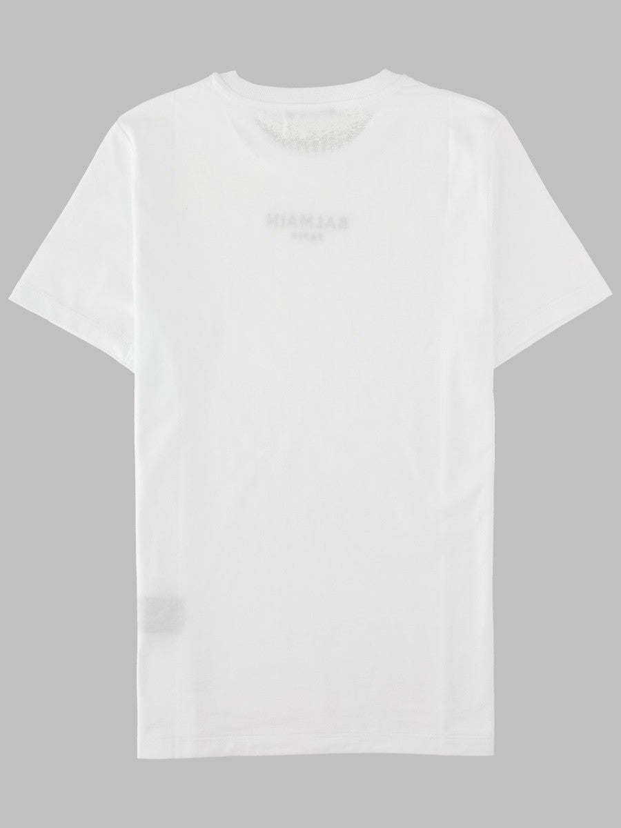 Balmain Women's Shirt Con Ricamato White