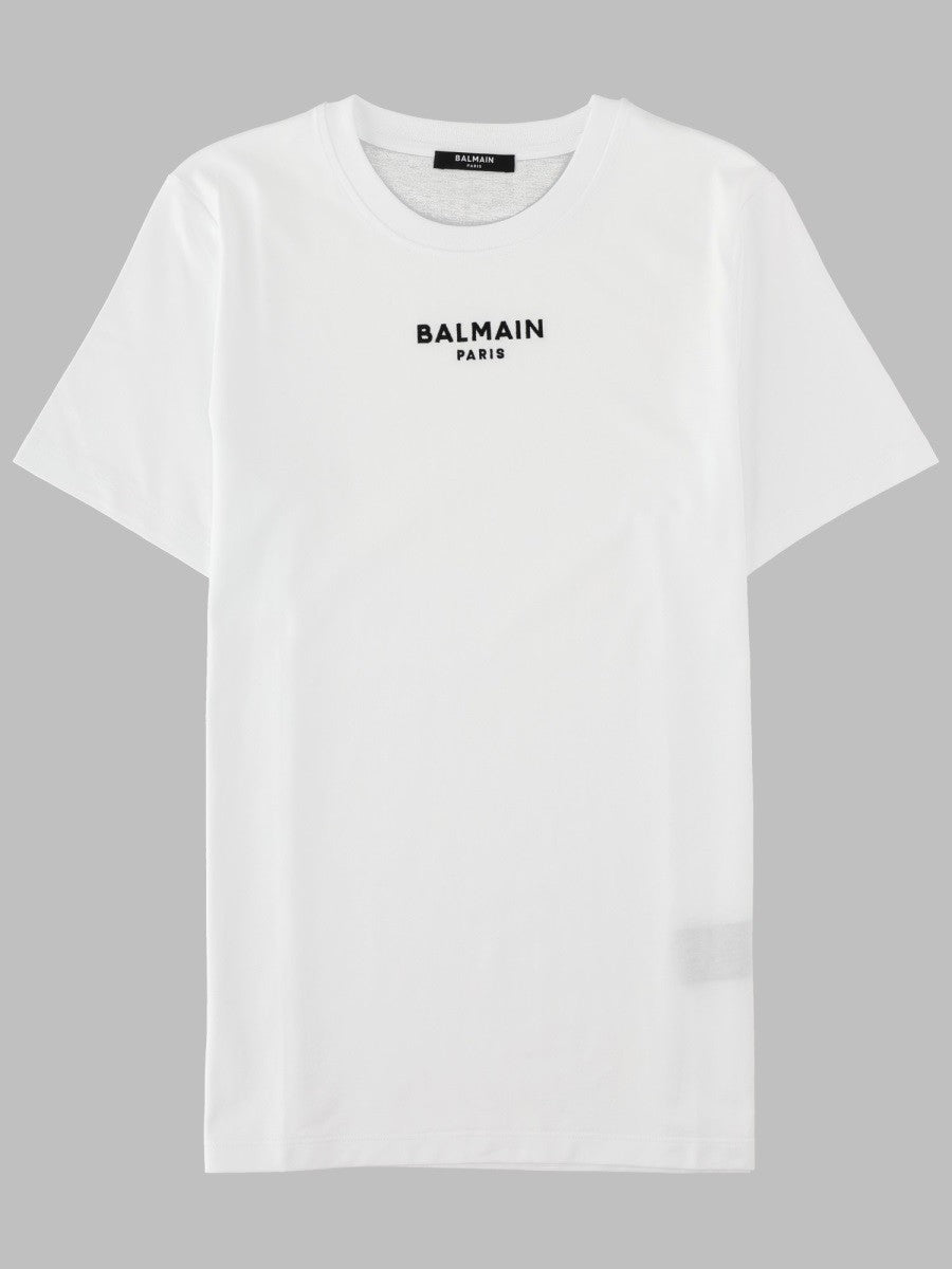 Balmain Women's Shirt Con Ricamato White