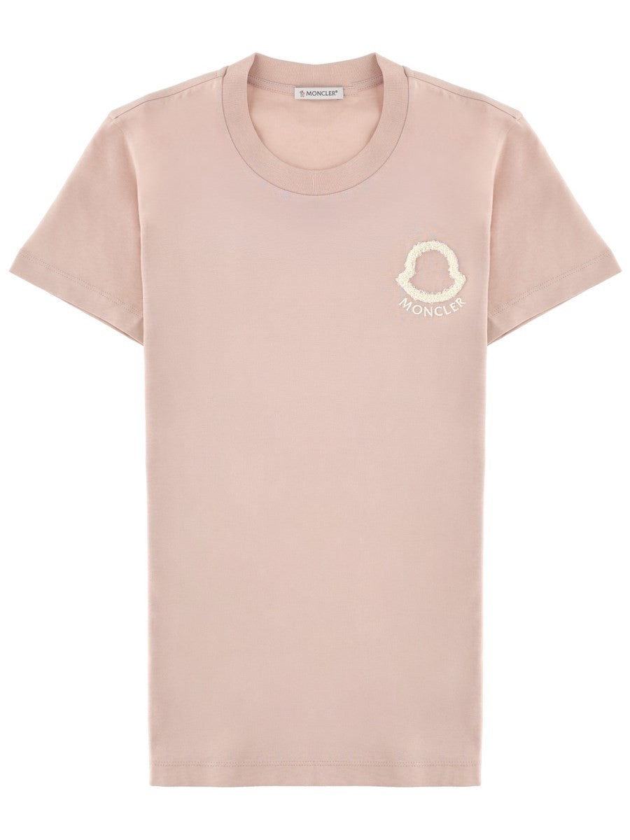 Moncler Women's Shirt Con Ricamato Blue