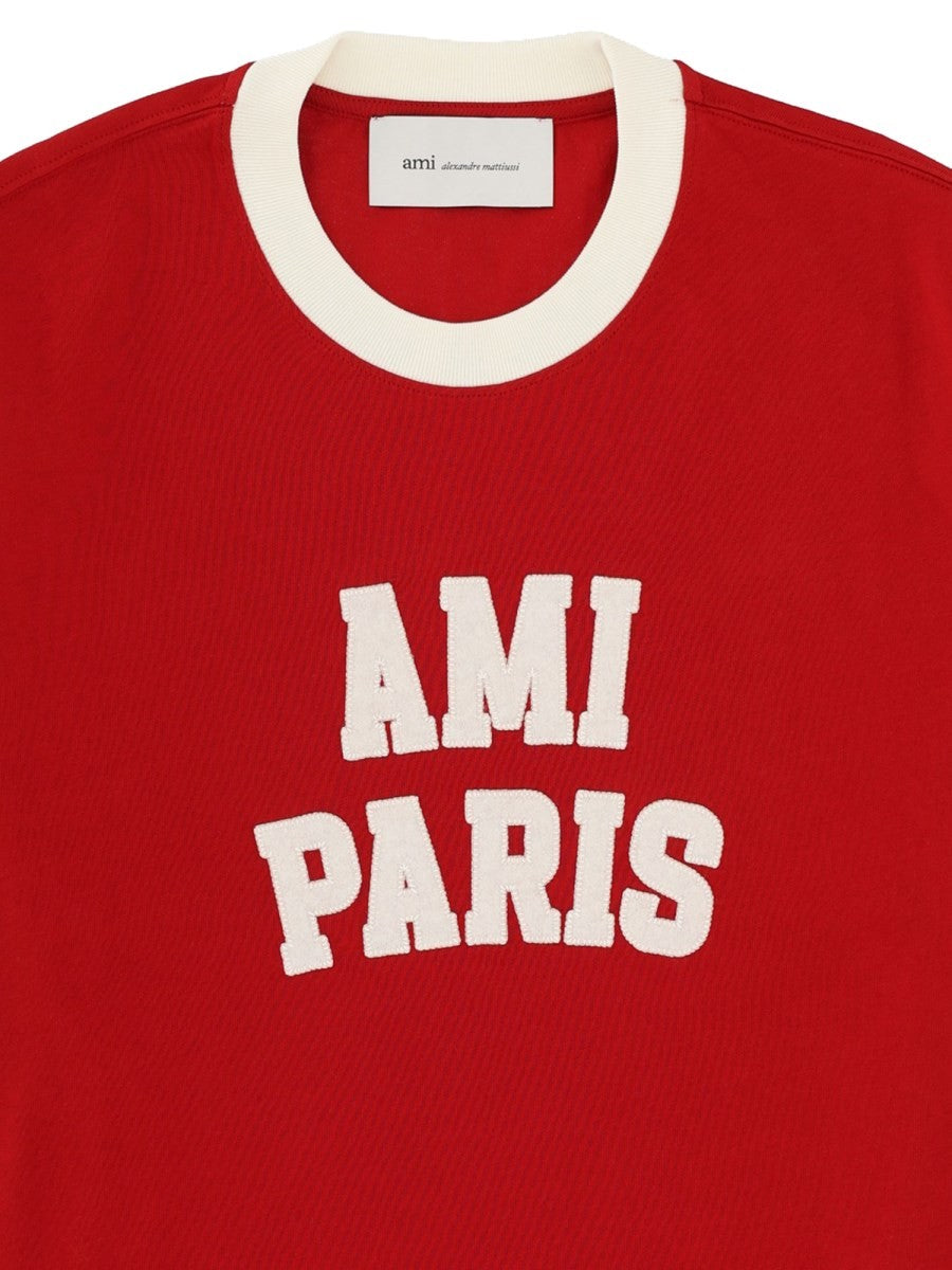 Ami Paris Women's Shirt Con Red