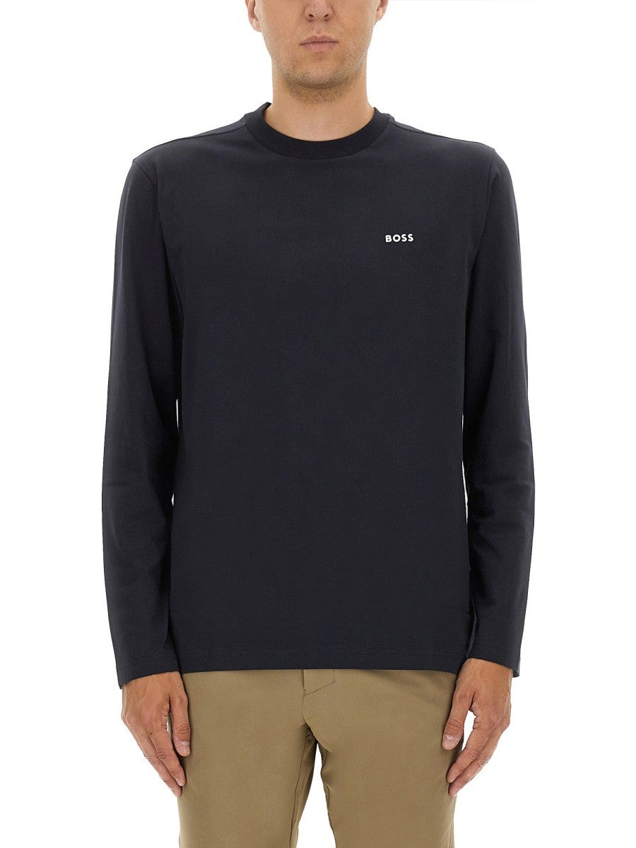 BOSS Men's Shirt Con Blue
