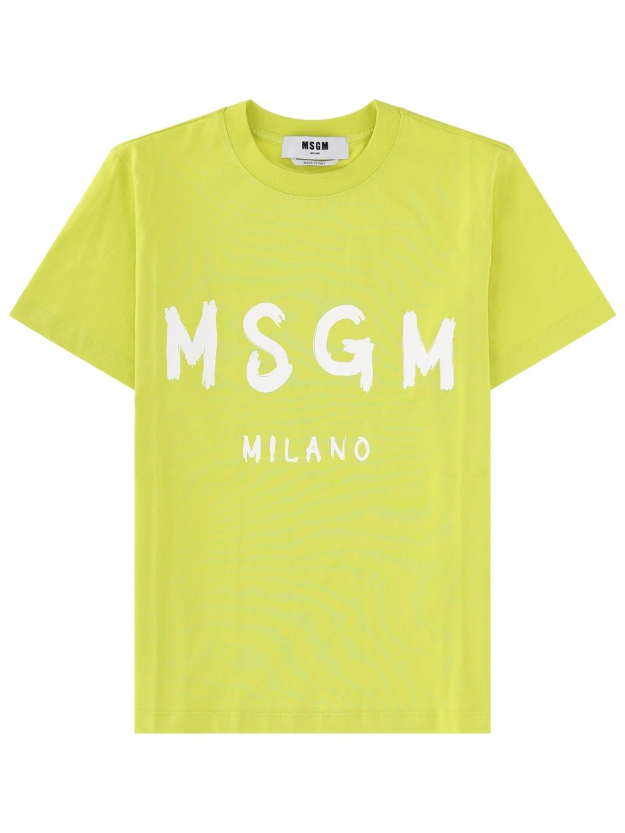 MSGM Women's Shirt Con Yellow
