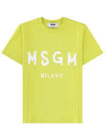 MSGM Women's Shirt Con Yellow