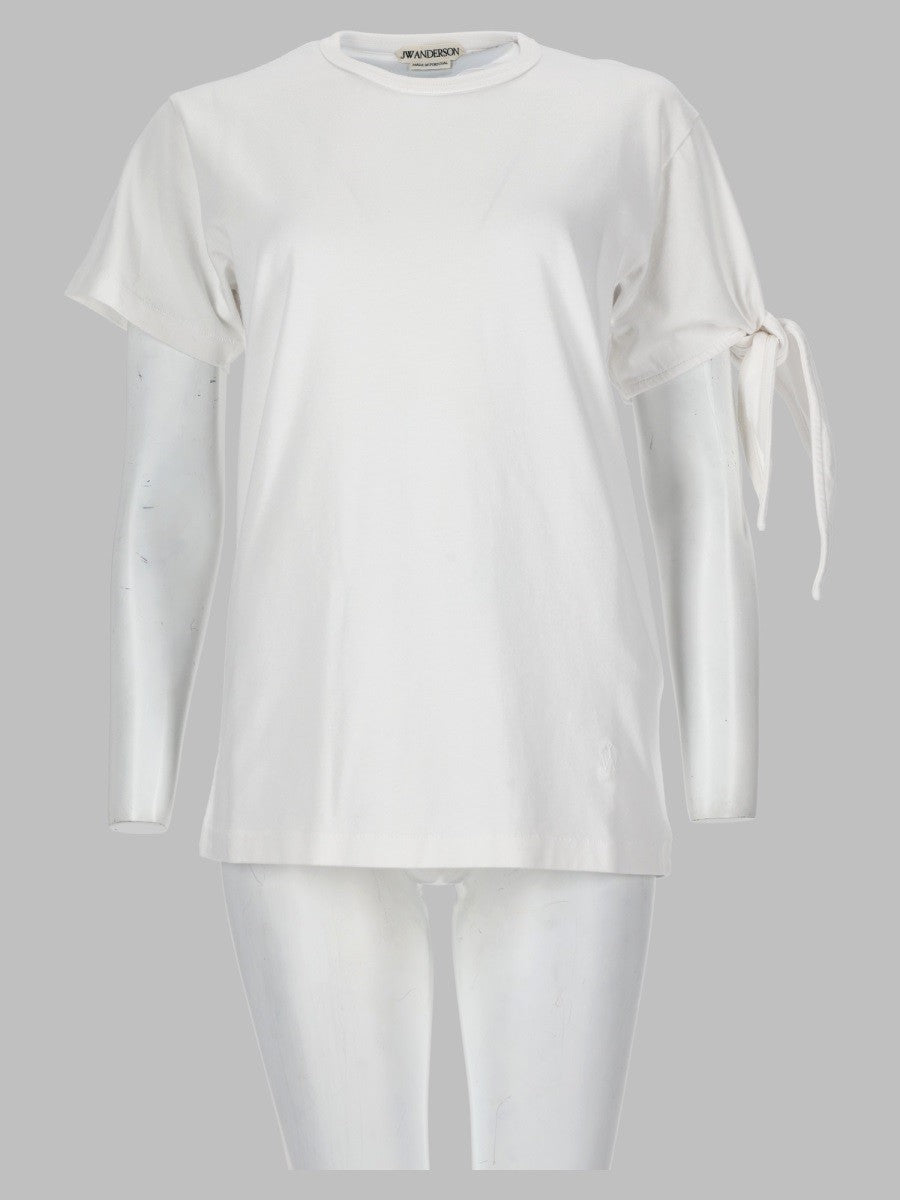 JW Anderson Women's Shirt Con Manica Annodata White