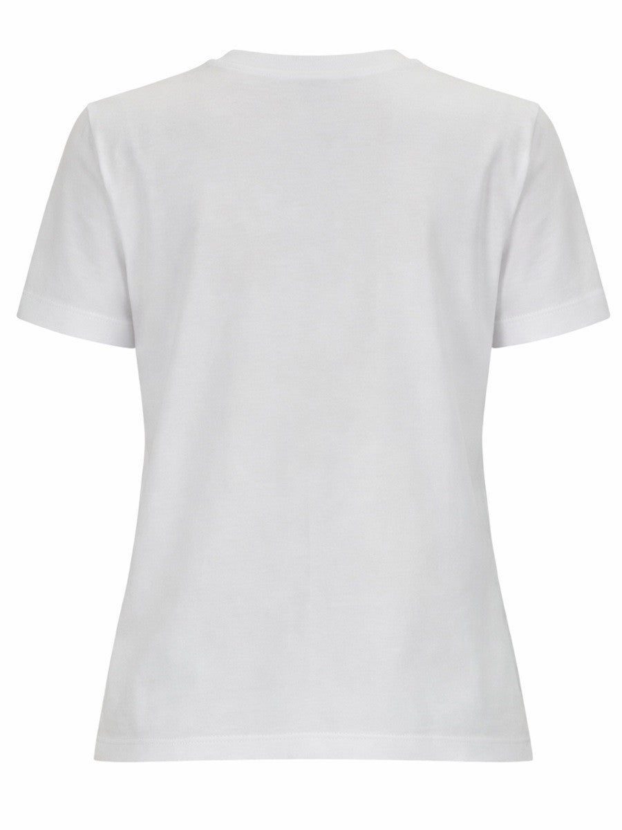 MSGM Women's Shirt Con Micro White
