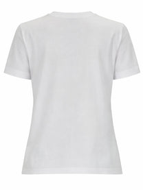 MSGM Women's Shirt Con Micro White