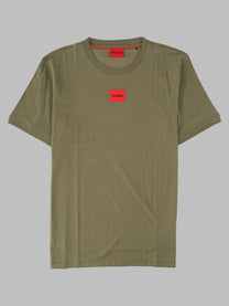 HUGO BOSS Men's Shirt Con Patch Green