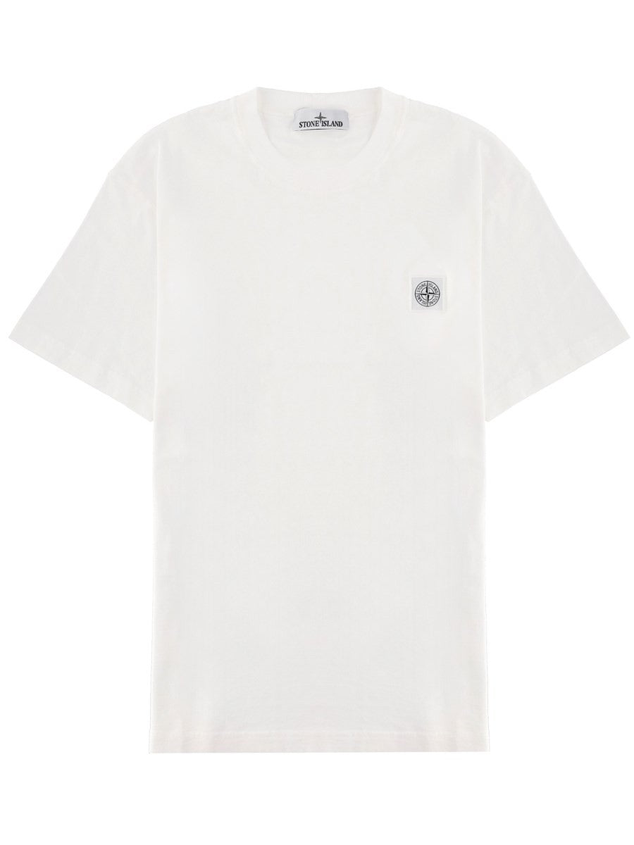 Stone Island Men's Shirt Con Patch White