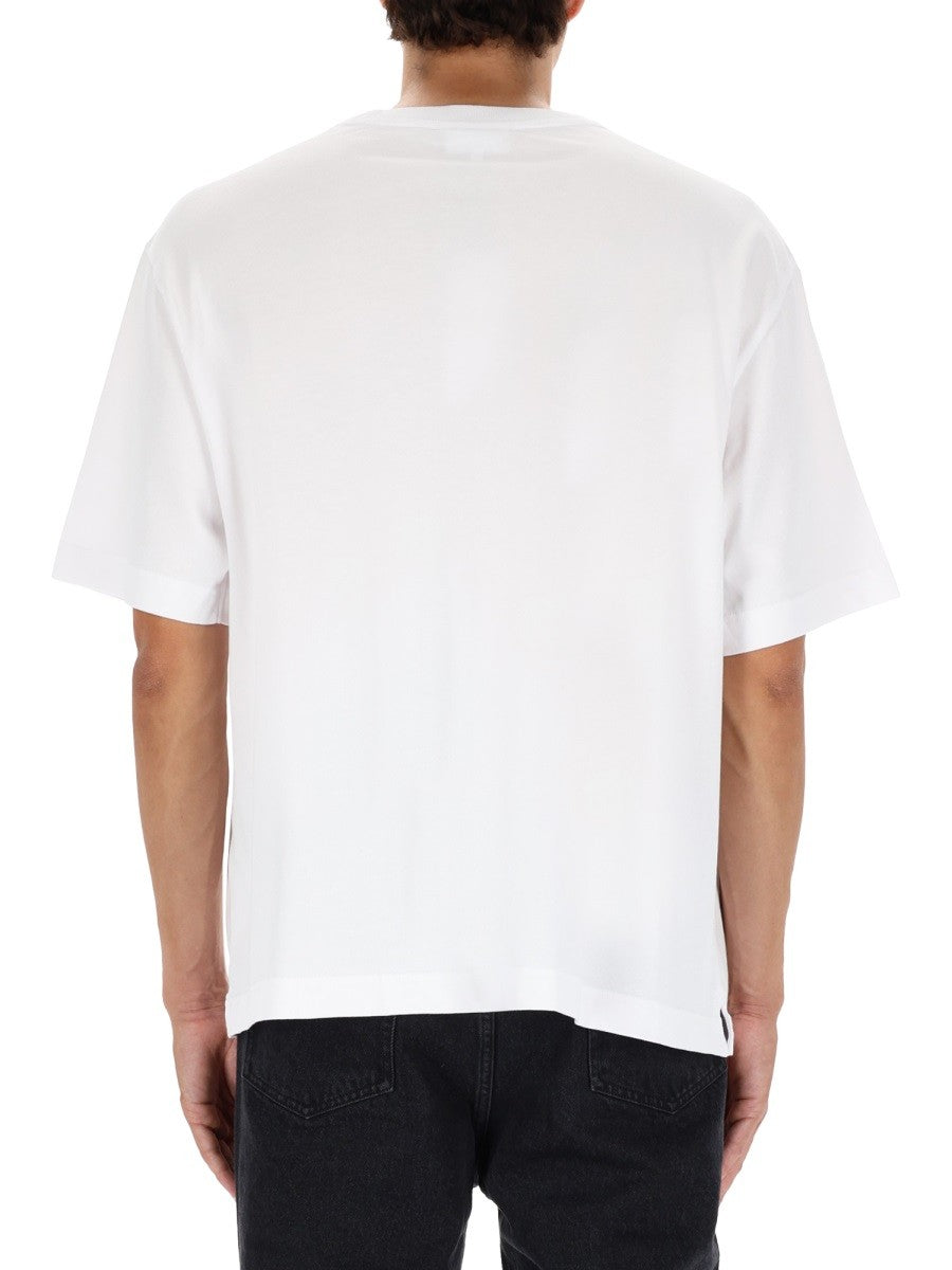 Maison Kitsuné Men's Shirt Fox Head White