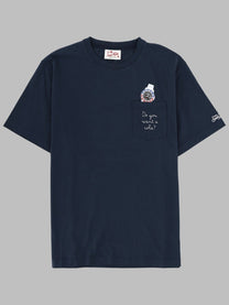 Mc2 Saint Barth Men's Shirt Con Ricamo Blue