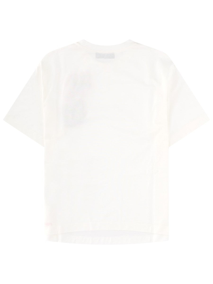 Fendi Women's Shirt Con Spille Sunny Side Flowers White