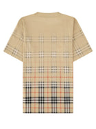Burberry Men's Shirt with Print Check Beige, view 4