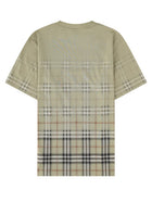 Burberry Men's Shirt with Print Check Beige, view 2