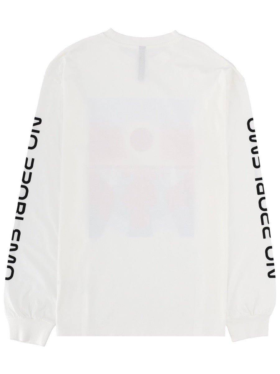 No Problemo Men's Shirt Con Stampa White