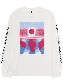 No Problemo Men's Shirt Con Stampa White