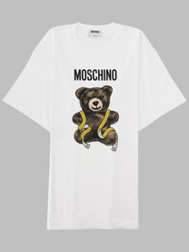 Moschino Women's Shirt Con Stampa Teddy White