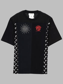 Marine Serre Men's Shirt Con Stampa Black