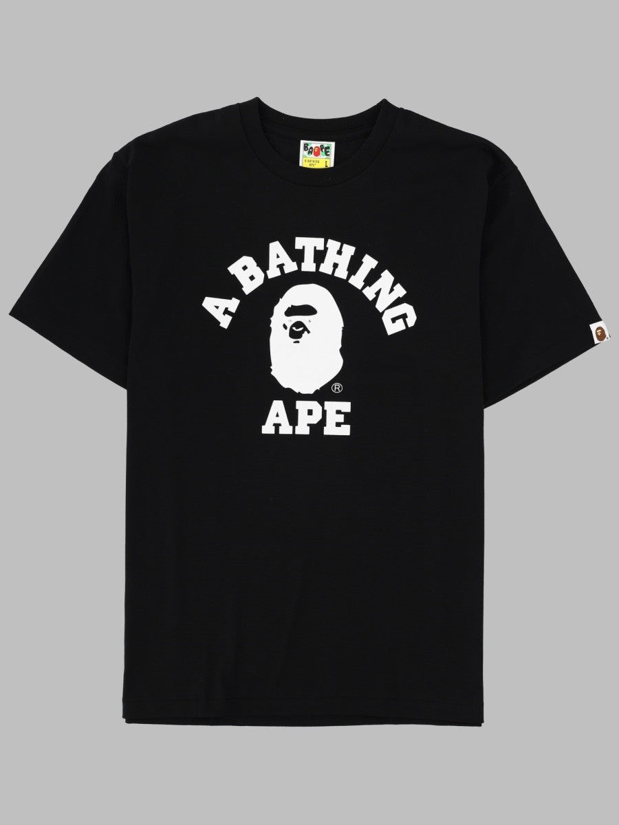 A Bathing Ape Men's Shirt Con Stampa Black
