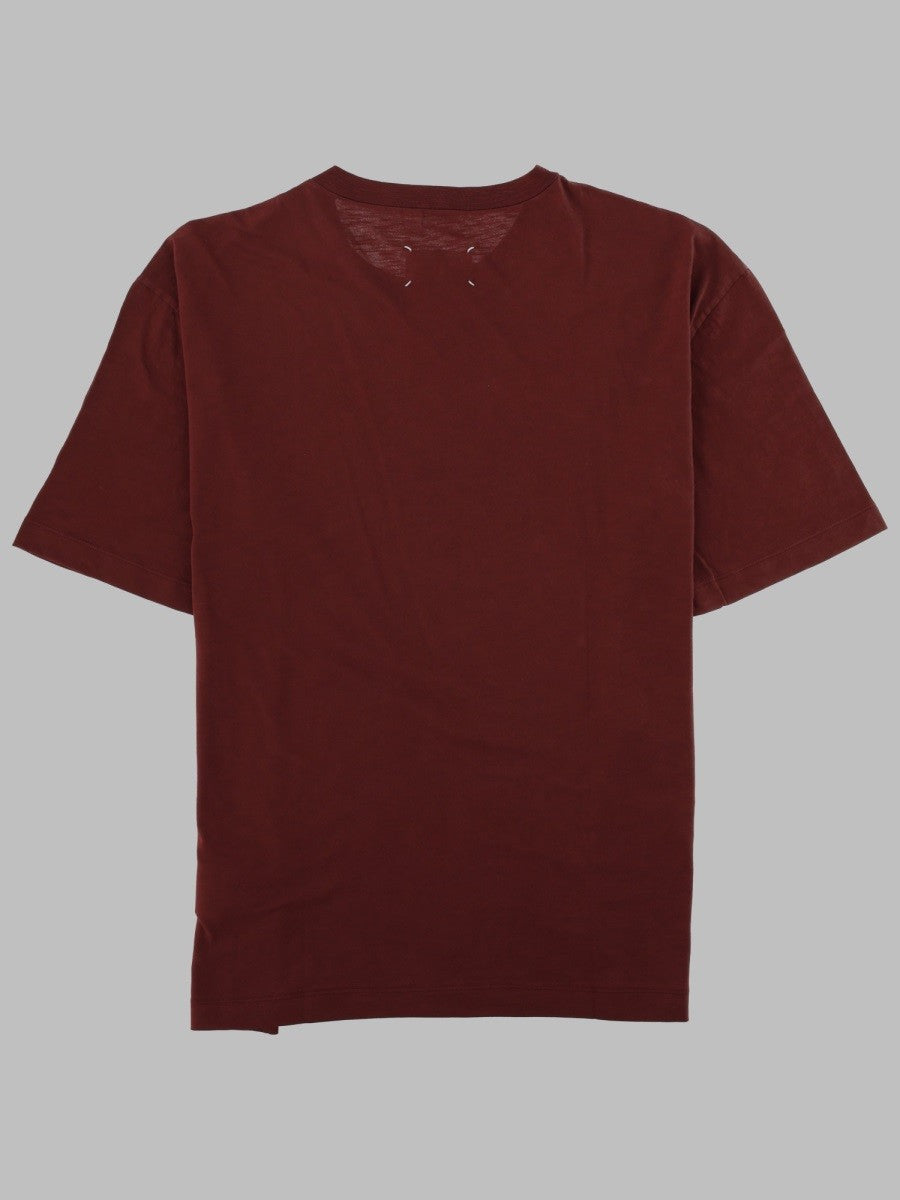 Maison Margiela Men's Shirt Con Stampa Red
