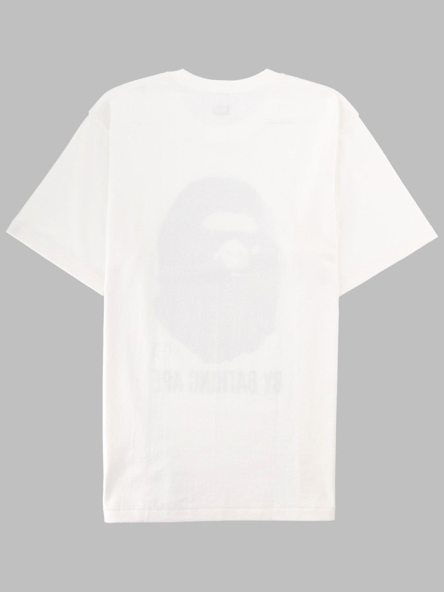 A Bathing Ape Men's Shirt Con Stampa White